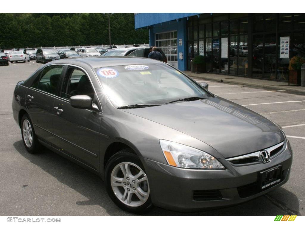 2006 Accord EX-L Sedan - Carbon Bronze Pearl / Black photo #3