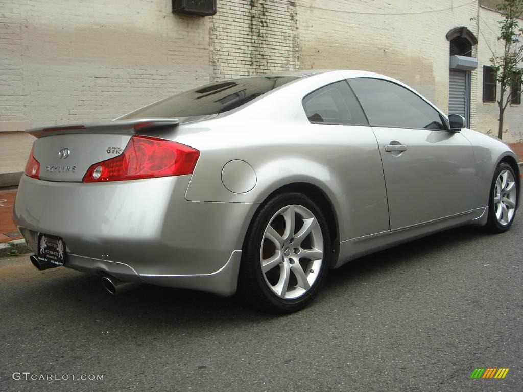 2004 G 35 Coupe - Brilliant Silver Metallic / Willow photo #3