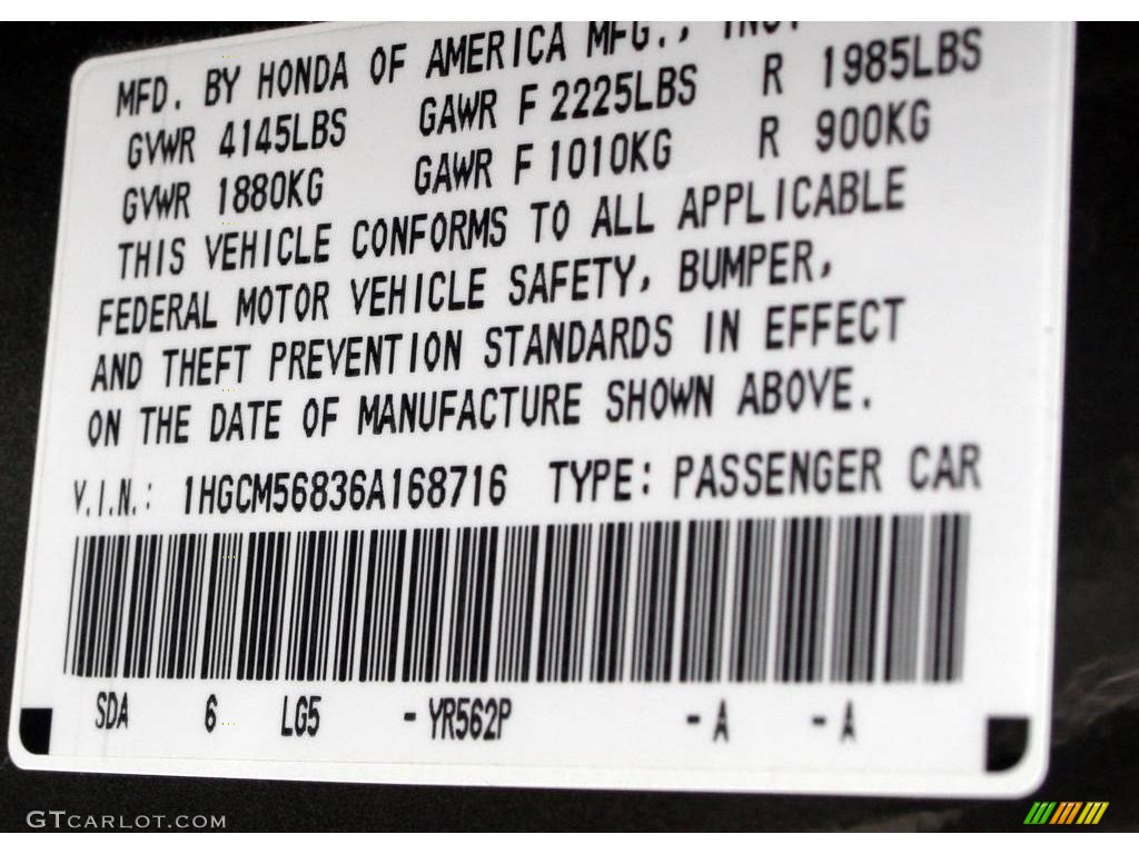 2006 Accord EX-L Sedan - Carbon Bronze Pearl / Black photo #24