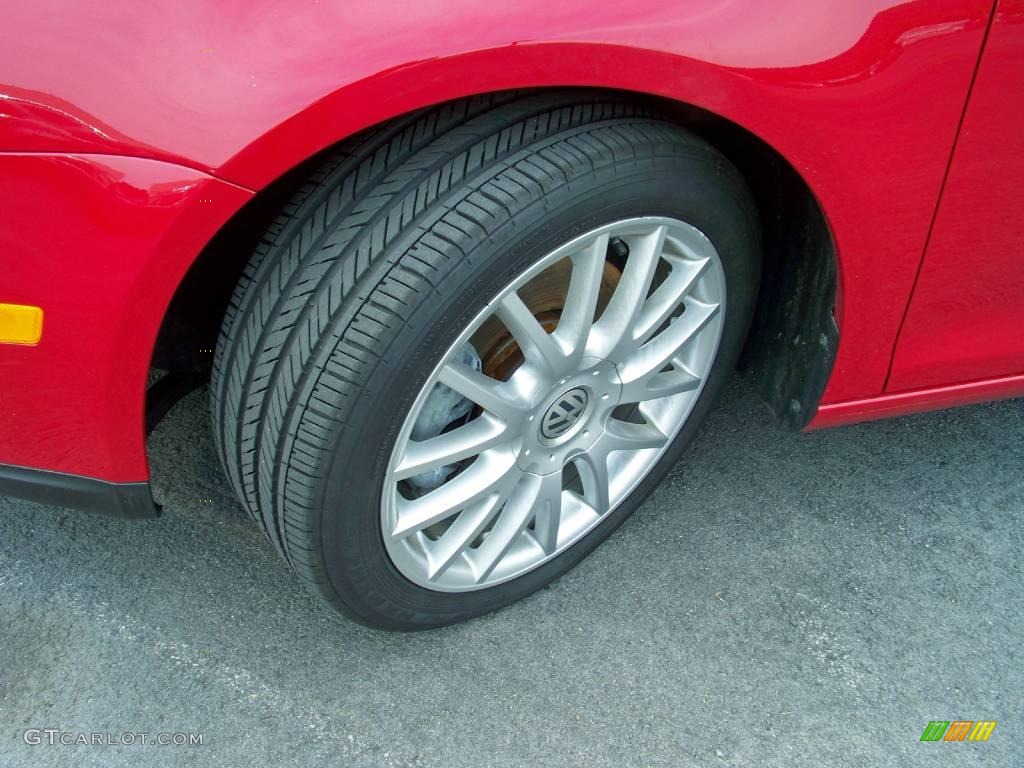 2008 Jetta Wolfsburg Edition Sedan - Salsa Red / Anthracite Black photo #10