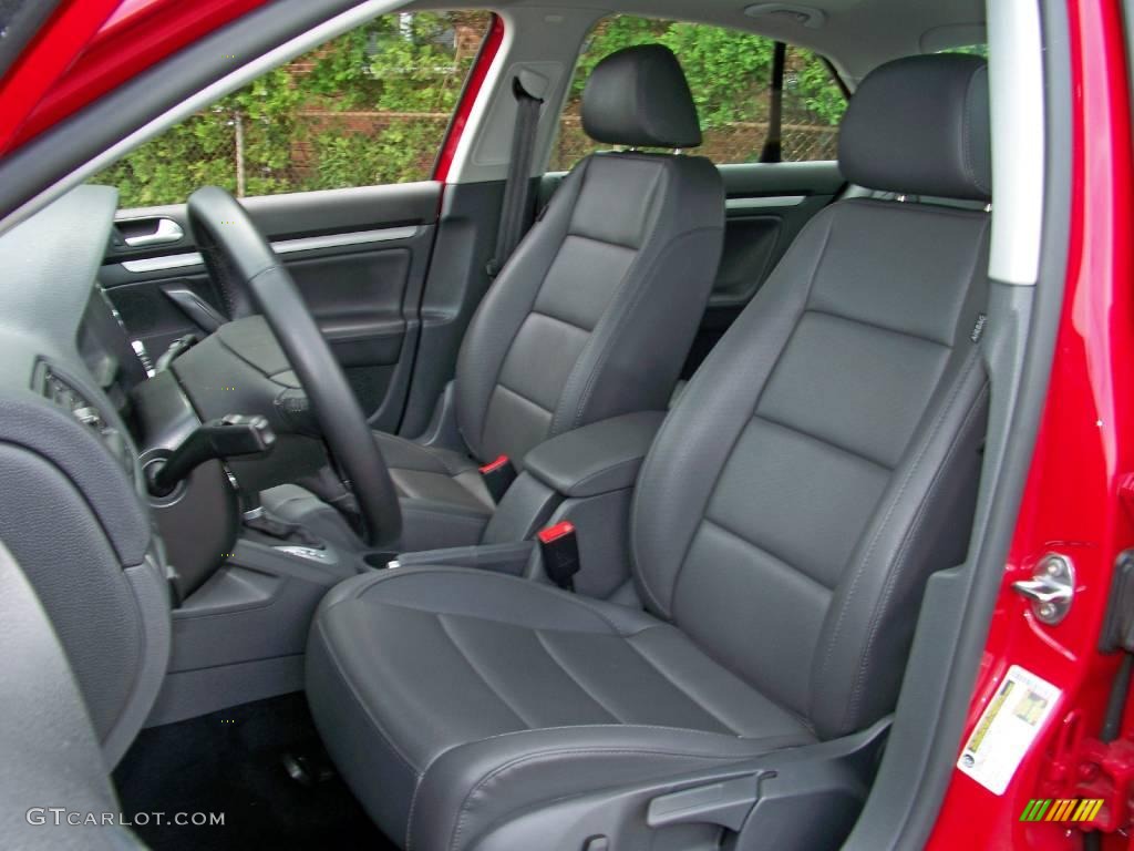 2008 Jetta Wolfsburg Edition Sedan - Salsa Red / Anthracite Black photo #12