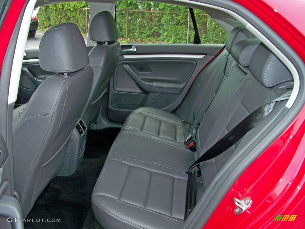 2008 Jetta Wolfsburg Edition Sedan - Salsa Red / Anthracite Black photo #16