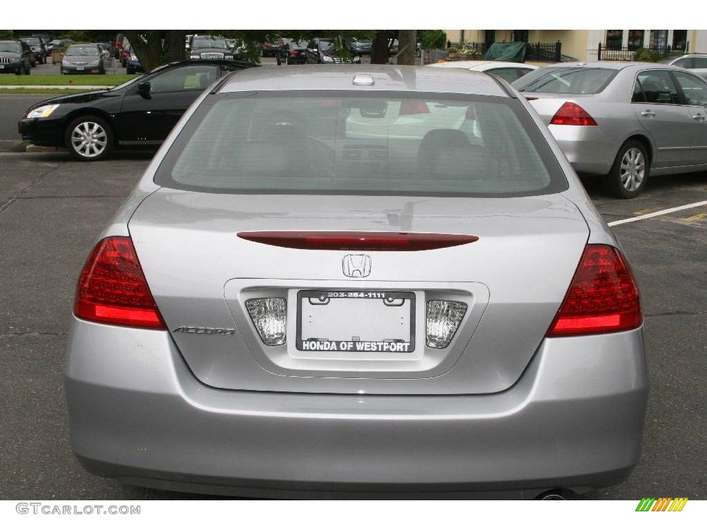 2006 Accord EX Sedan - Alabaster Silver Metallic / Black photo #6