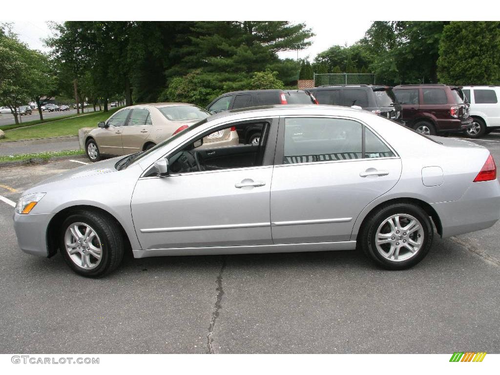 2006 Accord EX Sedan - Alabaster Silver Metallic / Black photo #8
