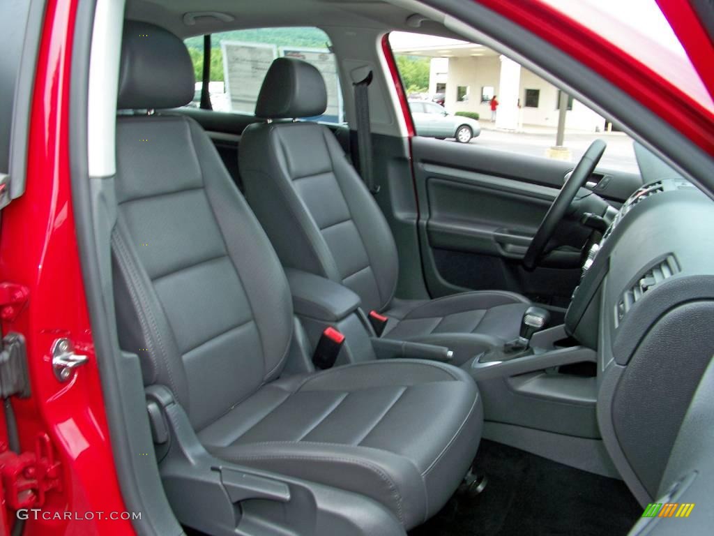 2008 Jetta Wolfsburg Edition Sedan - Salsa Red / Anthracite Black photo #20