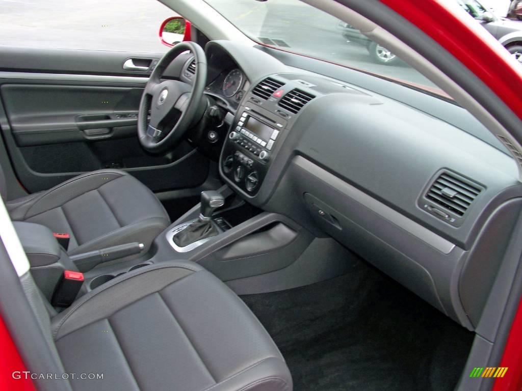 2008 Jetta Wolfsburg Edition Sedan - Salsa Red / Anthracite Black photo #21