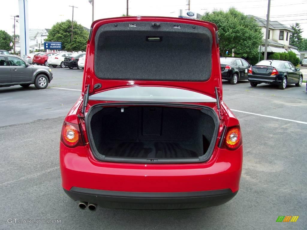 2008 Jetta Wolfsburg Edition Sedan - Salsa Red / Anthracite Black photo #22