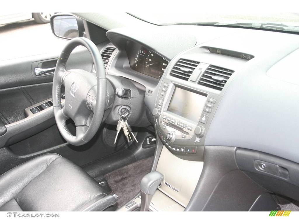 2006 Accord EX Sedan - Alabaster Silver Metallic / Black photo #13