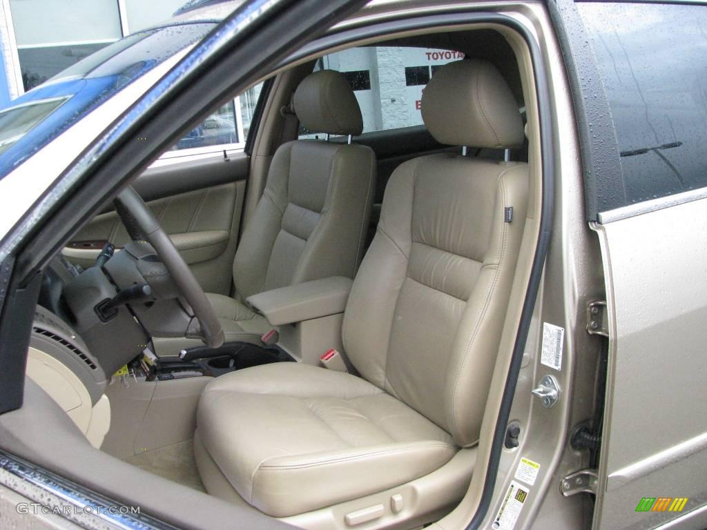 2006 Accord EX-L V6 Sedan - Desert Mist Metallic / Ivory photo #15