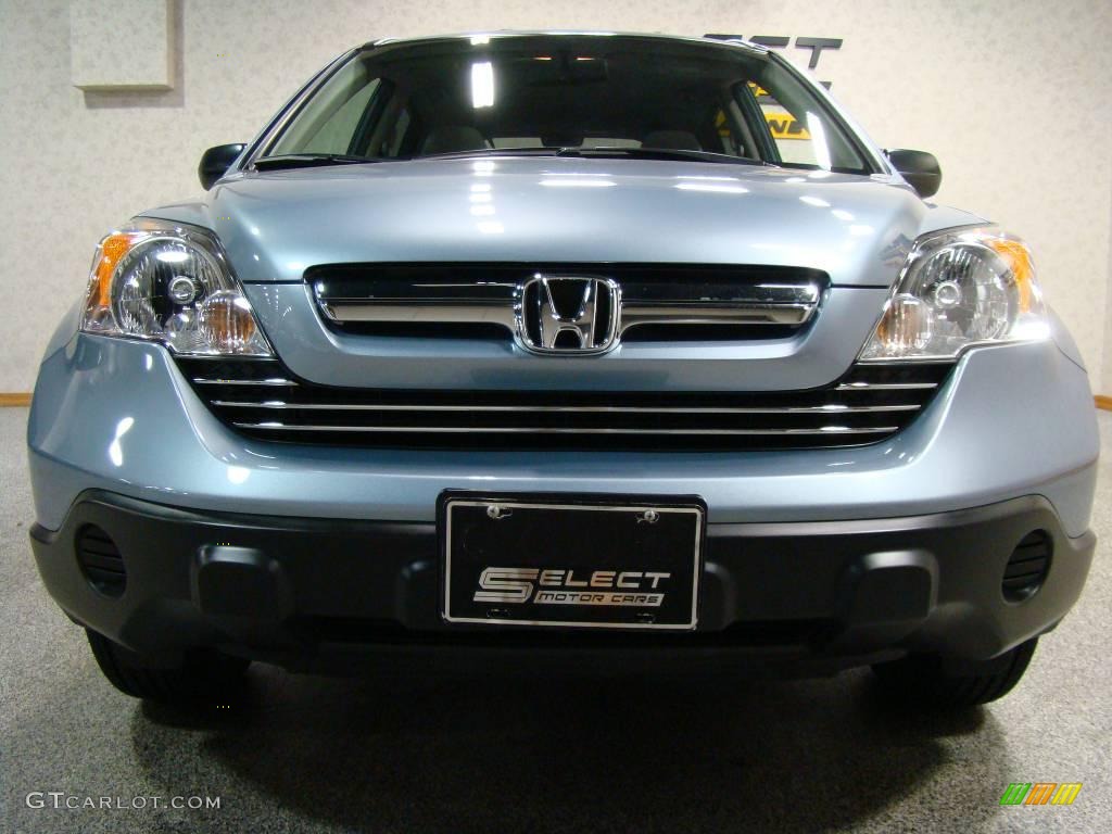 2007 CR-V EX 4WD - Glacier Blue Metallic / Gray photo #2