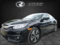 Crystal Black Pearl - Civic EX-T Sedan Photo No. 4