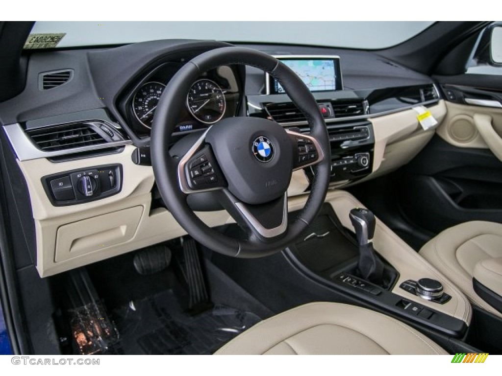 2017 X1 sDrive28i - Mediterranean Blue Metallic / Canberra Beige photo #5
