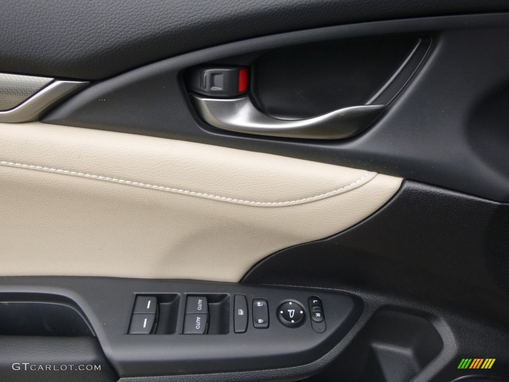 2017 Honda Civic EX-L Navi Hatchback Ivory Door Panel Photo #119972038