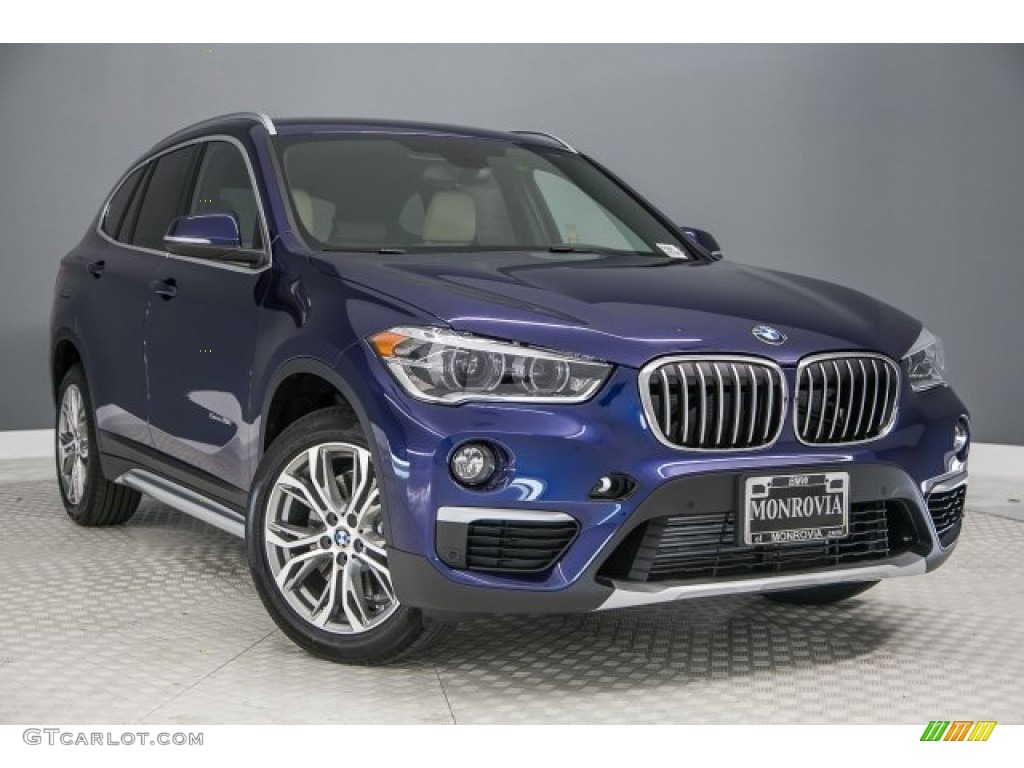 Mediterranean Blue Metallic 2017 BMW X1 sDrive28i Exterior Photo #119972064