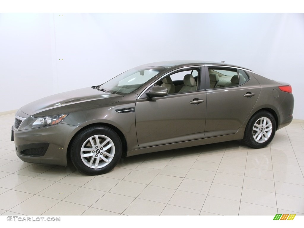 2011 Optima LX - Metal Bronze / Beige photo #3