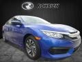 2017 Aegean Blue Metallic Honda Civic EX Sedan  photo #1