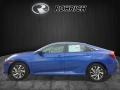 2017 Aegean Blue Metallic Honda Civic EX Sedan  photo #3