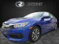 2017 Aegean Blue Metallic Honda Civic EX Sedan  photo #4