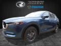 2017 Blue Reflex Mica Mazda CX-5 Touring AWD  photo #4