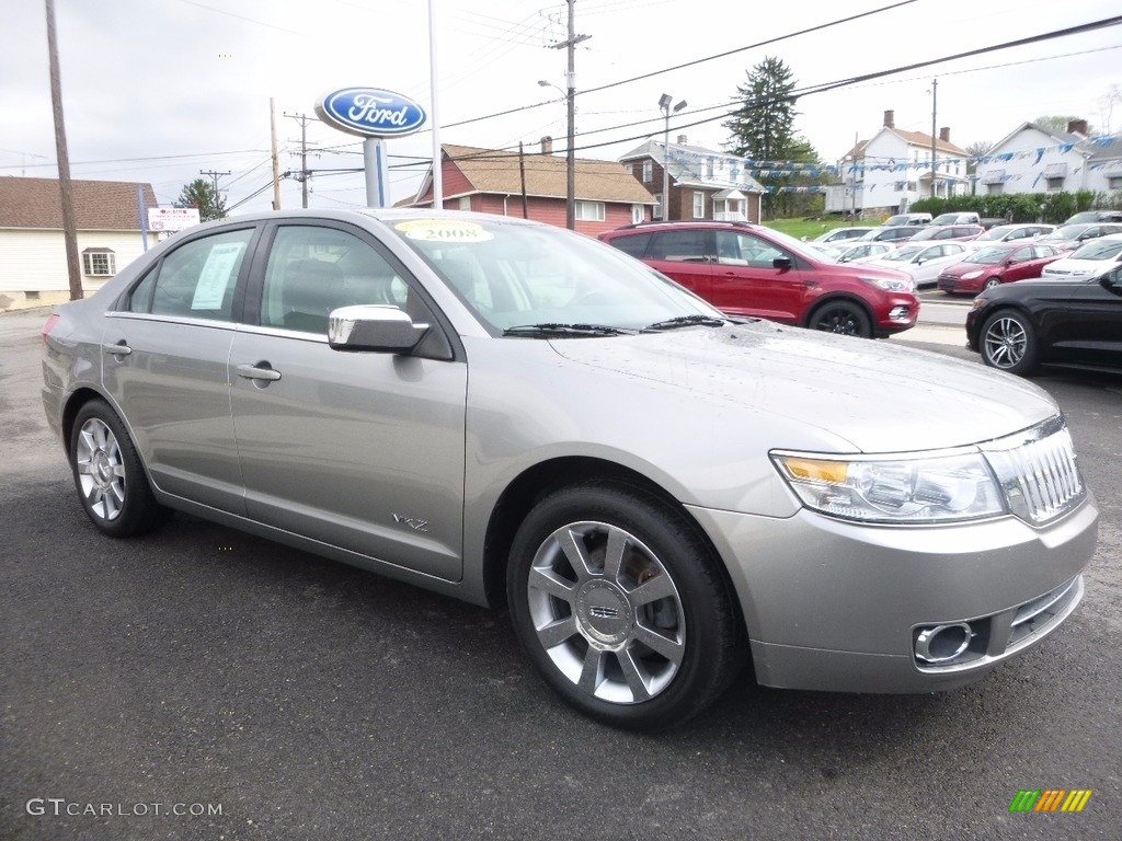 2008 MKZ Sedan - Vapor Silver Metallic / Dark Charcoal photo #3