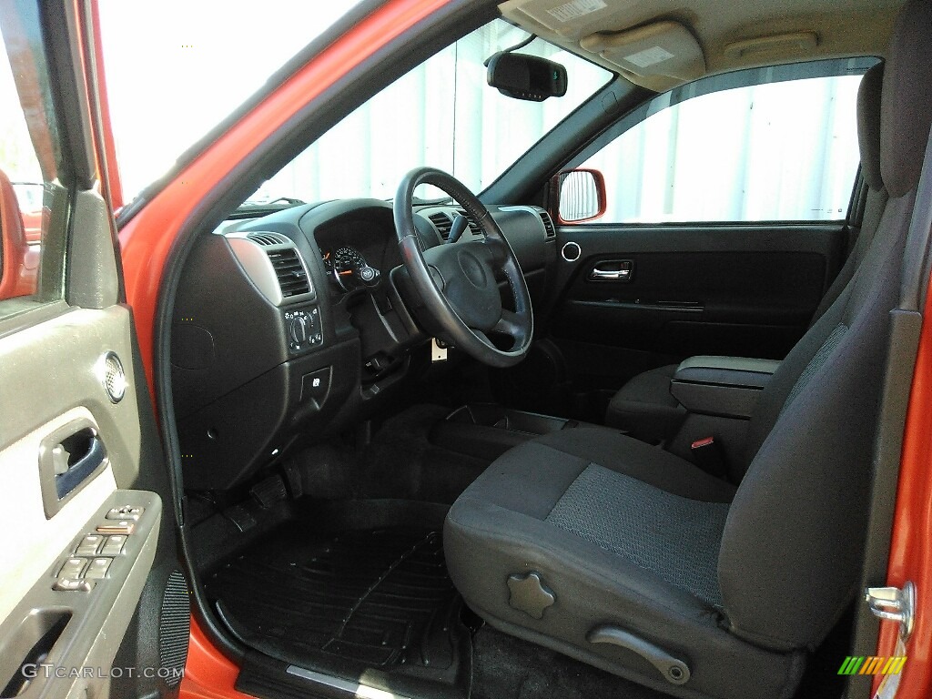 2012 Canyon SLE Crew Cab 4x4 - Red Orange Metallic / Ebony photo #9