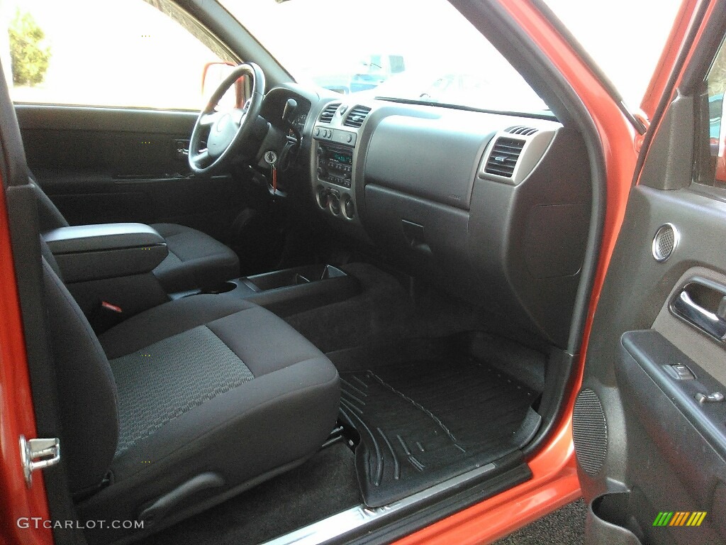 2012 Canyon SLE Crew Cab 4x4 - Red Orange Metallic / Ebony photo #13