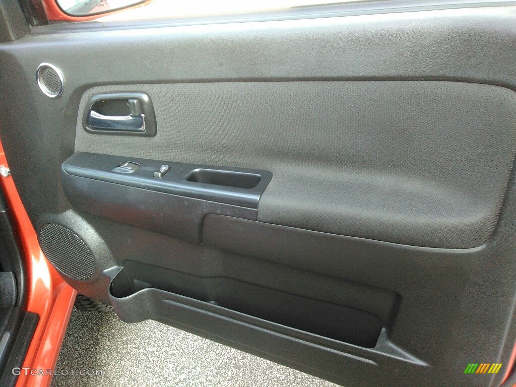 2012 Canyon SLE Crew Cab 4x4 - Red Orange Metallic / Ebony photo #14