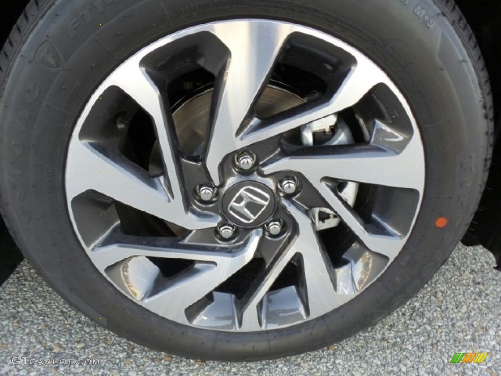 2017 Civic EX Sedan - Modern Steel Metallic / Gray photo #3