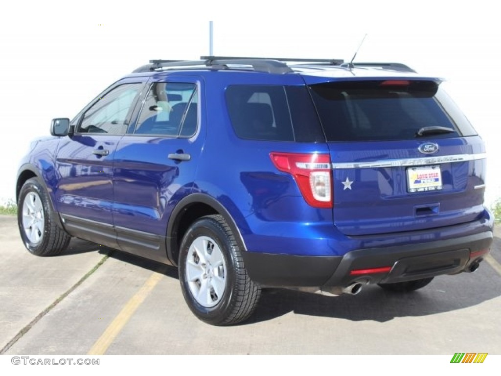 2013 Explorer FWD - Deep Impact Blue Metallic / Medium Light Stone photo #7