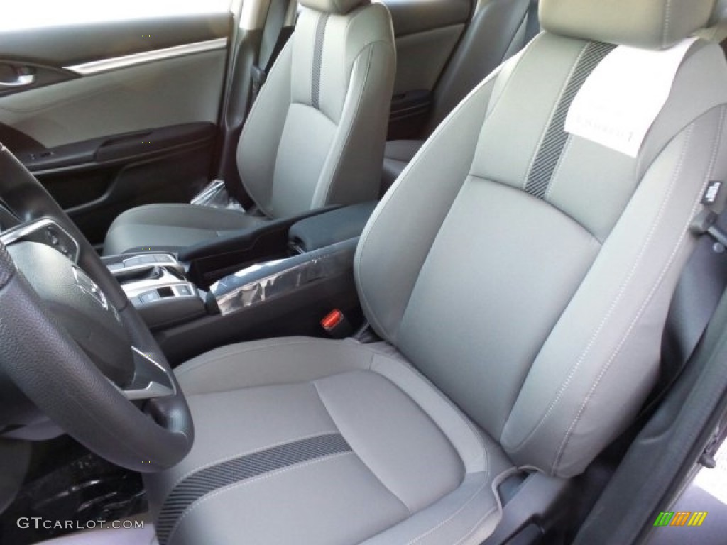 2017 Civic EX Sedan - Modern Steel Metallic / Gray photo #10