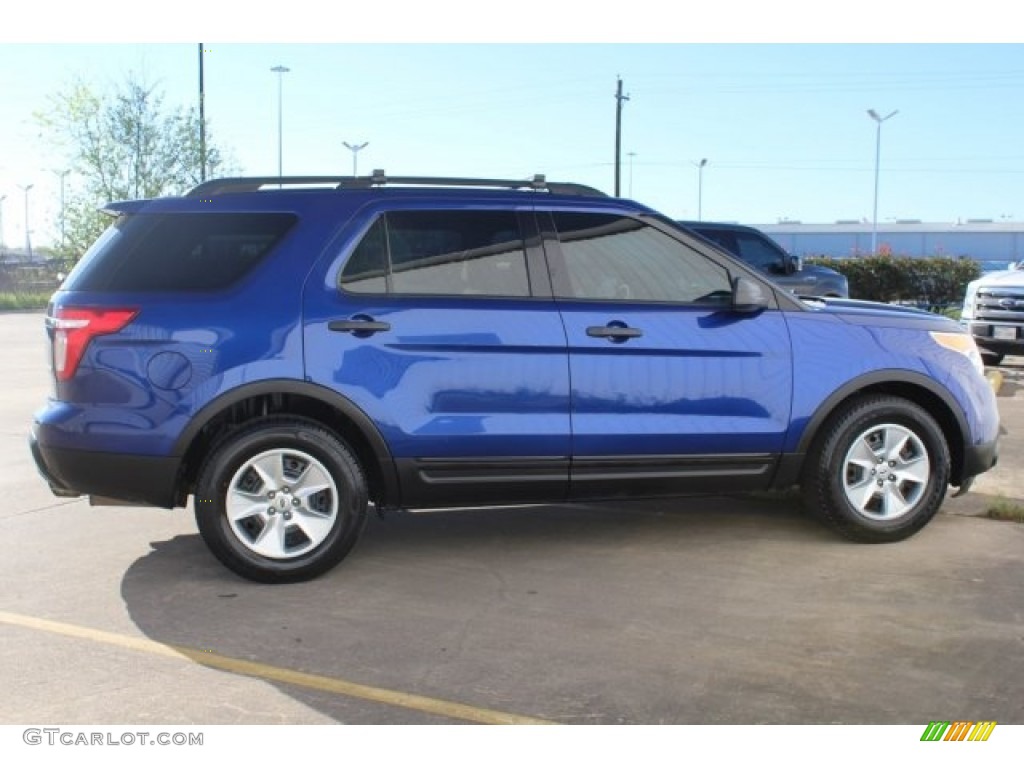 2013 Explorer FWD - Deep Impact Blue Metallic / Medium Light Stone photo #10