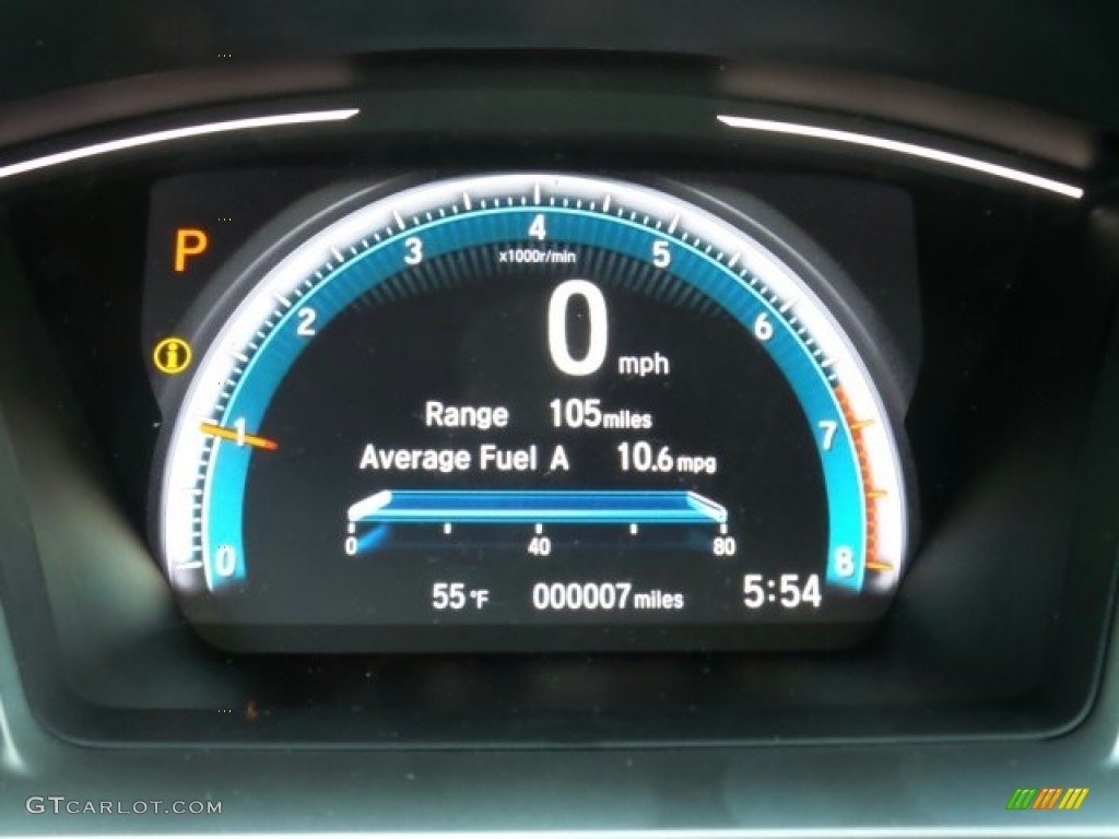 2017 Civic EX Sedan - Modern Steel Metallic / Gray photo #16