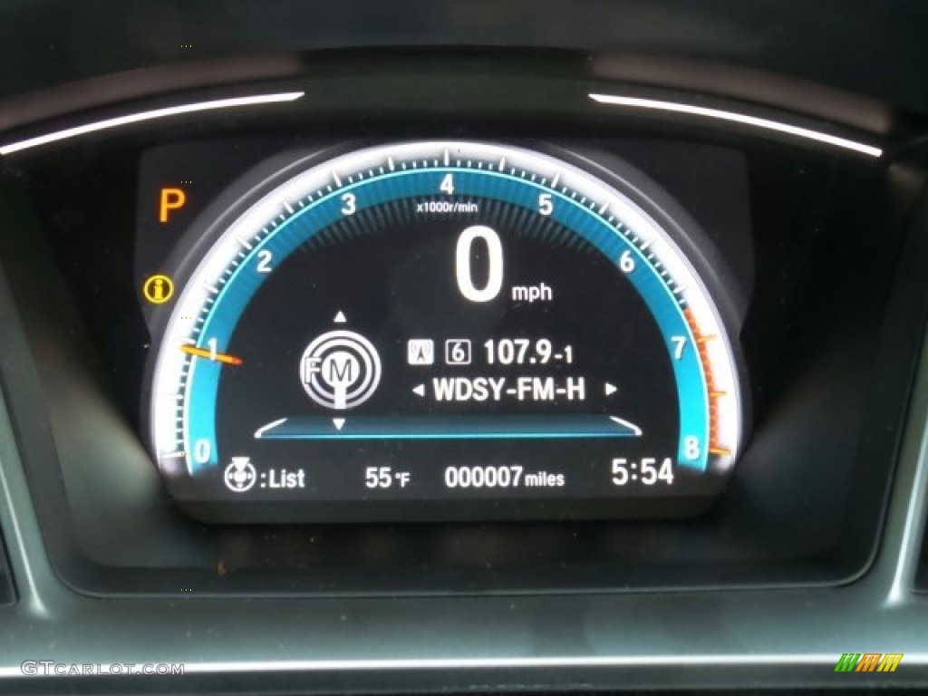 2017 Civic EX Sedan - Modern Steel Metallic / Gray photo #17