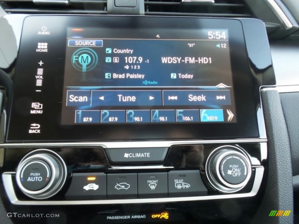 2017 Civic EX Sedan - Modern Steel Metallic / Gray photo #22