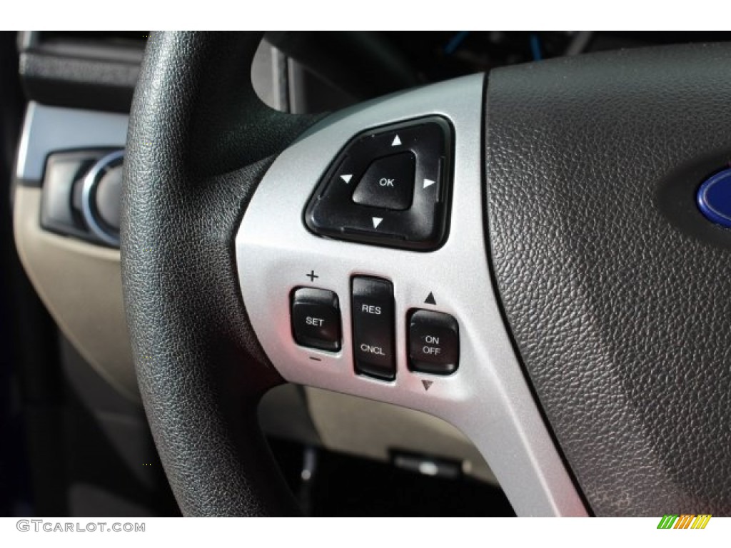 2013 Explorer FWD - Deep Impact Blue Metallic / Medium Light Stone photo #23