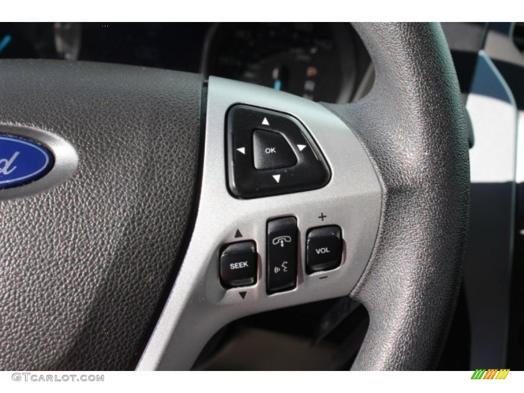 2013 Explorer FWD - Deep Impact Blue Metallic / Medium Light Stone photo #24