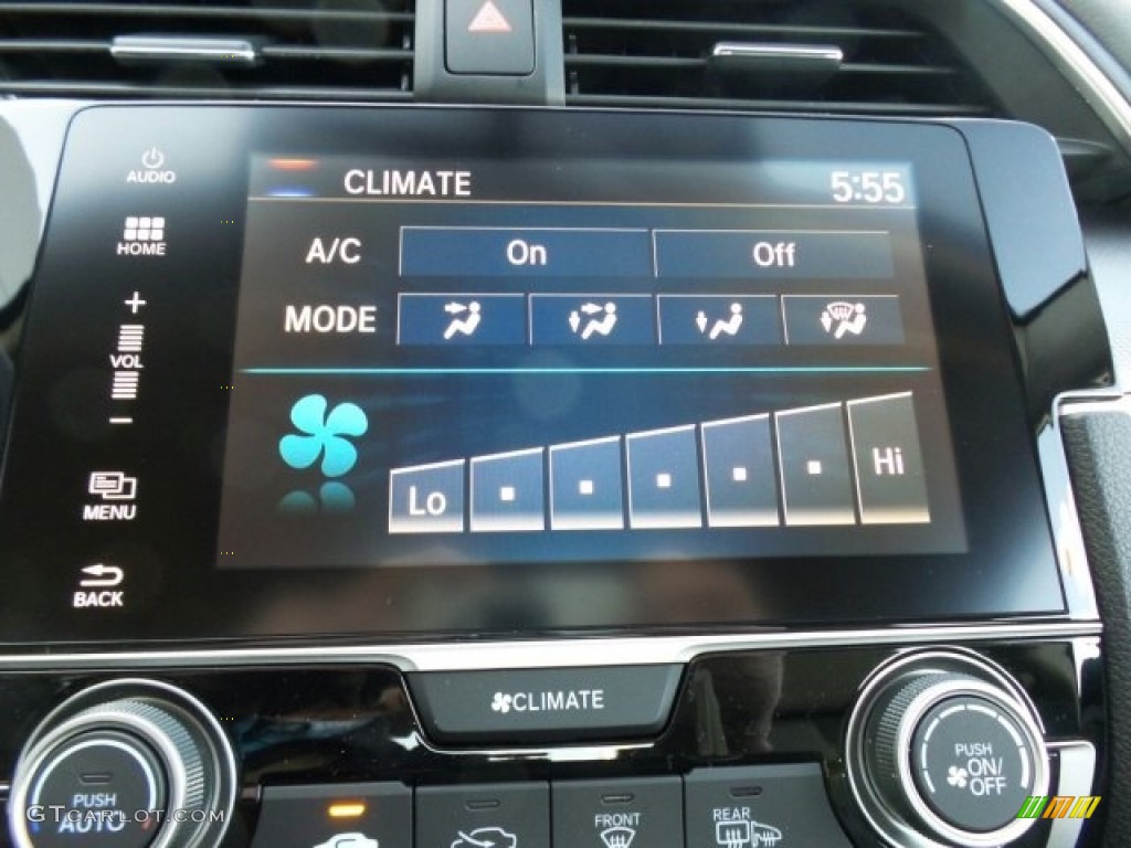 2017 Civic EX Sedan - Modern Steel Metallic / Gray photo #27