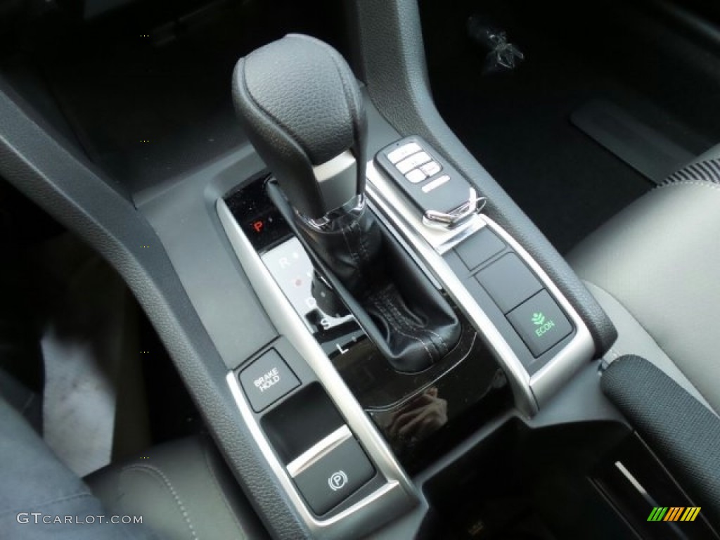 2017 Civic EX Sedan - Modern Steel Metallic / Gray photo #28