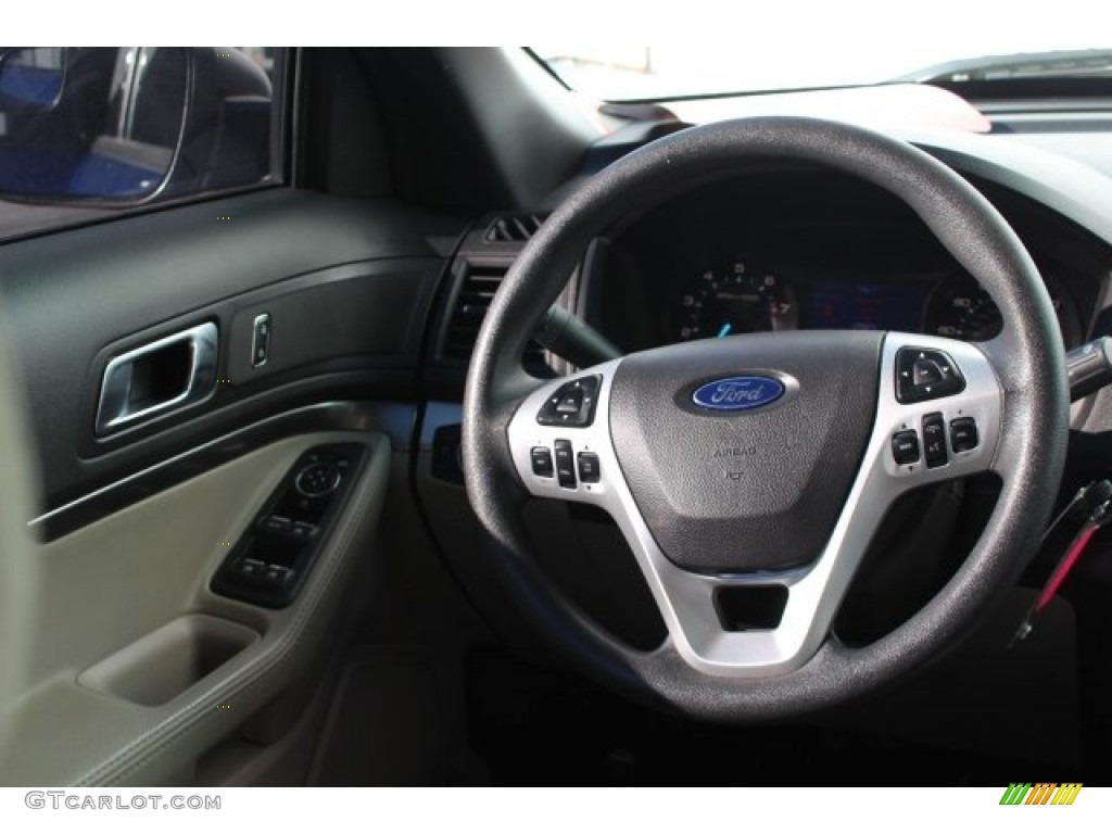 2013 Explorer FWD - Deep Impact Blue Metallic / Medium Light Stone photo #32