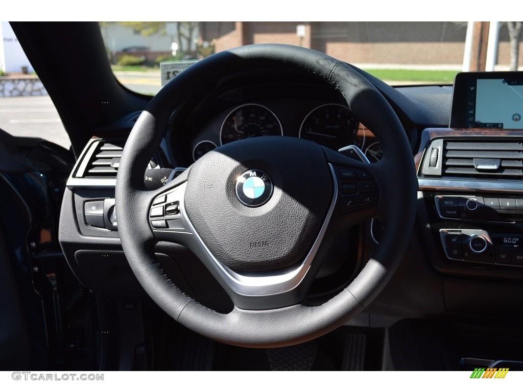 2017 4 Series 430i xDrive Coupe - Midnight Blue Metallic / Saddle Brown photo #18