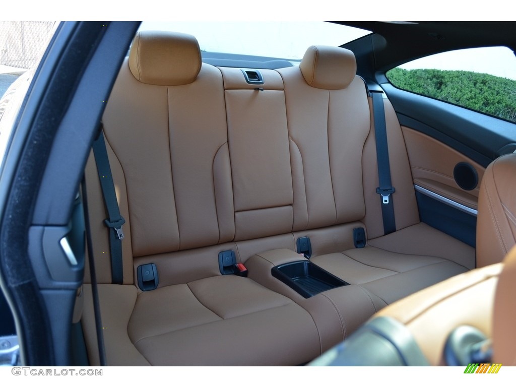 2017 4 Series 430i xDrive Coupe - Midnight Blue Metallic / Saddle Brown photo #25