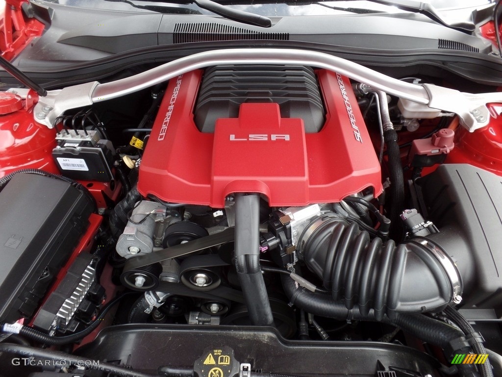 2014 Camaro ZL1 Coupe - Red Hot / Black photo #6