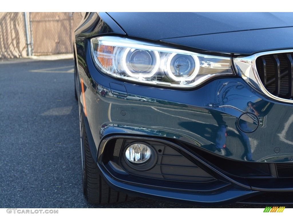 2017 4 Series 430i xDrive Coupe - Midnight Blue Metallic / Saddle Brown photo #30