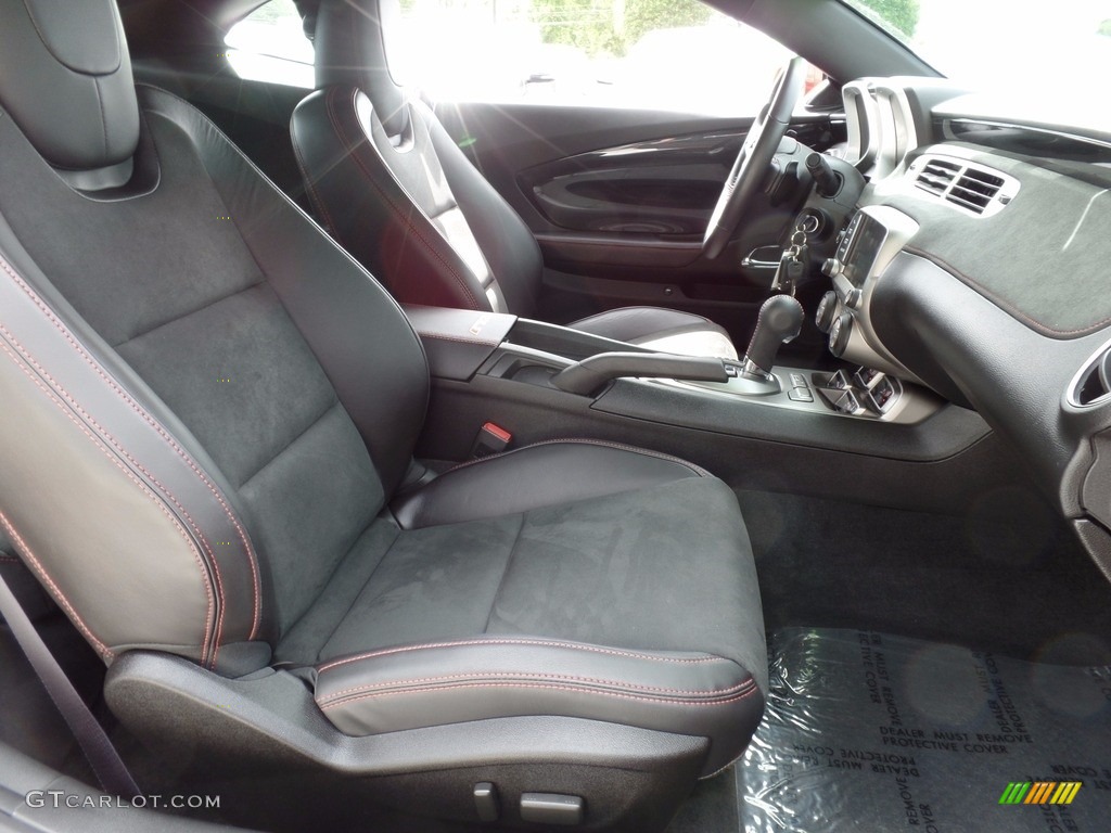 Black Interior 2014 Chevrolet Camaro ZL1 Coupe Photo #119980270