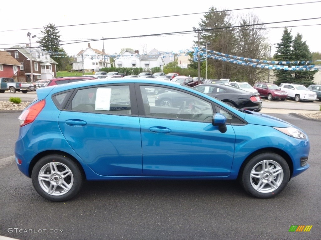 Blue Candy 2017 Ford Fiesta SE Hatchback Exterior Photo #119980465