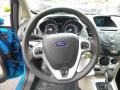 Medium Light Stone 2017 Ford Fiesta SE Hatchback Steering Wheel