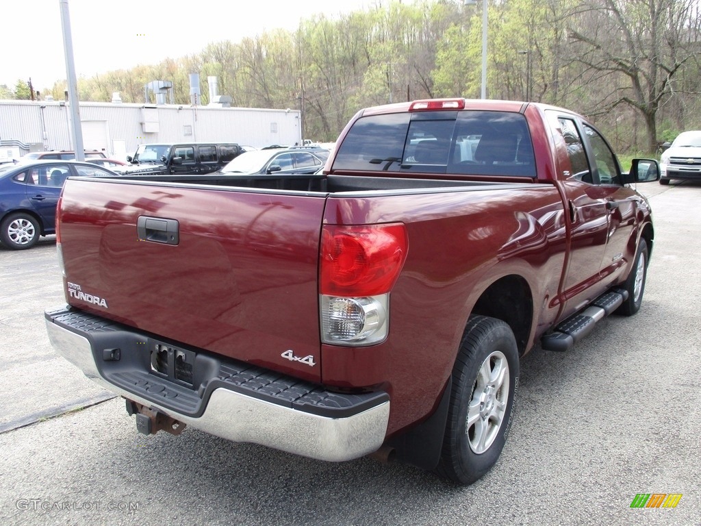 2008 Tundra SR5 Double Cab 4x4 - Salsa Red Pearl / Beige photo #4