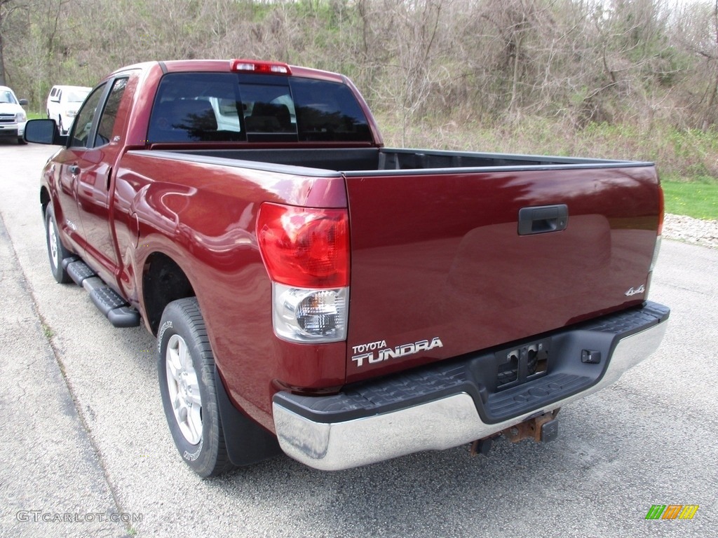 2008 Tundra SR5 Double Cab 4x4 - Salsa Red Pearl / Beige photo #5