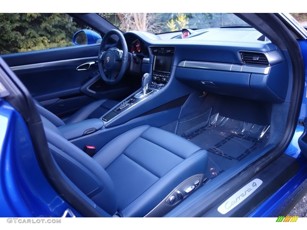 2015 911 Carrera 4 Coupe - Sapphire Blue Metallic / Yachting Blue photo #14