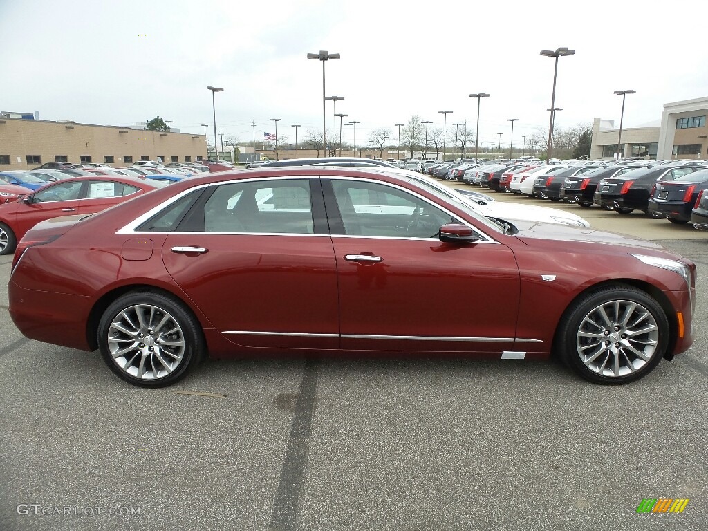 Red Passion Tintcoat 2017 Cadillac CT6 3.6 Premium Luxury AWD Sedan Exterior Photo #119981524